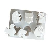 3D Silicone Molds | Silicone Bendable Tool Gadget - Easy Release Animal Molds,for Cement Plaster Baking Soap Candle Making Beginner Home Kitchen