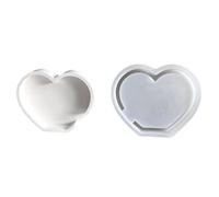 3D Silicone Moulds Casting Moulds Heart, Various Heart Motifs and Letters, Handmade, Ideal for Mother's Day, a Gift for Mum (Heart Motif)