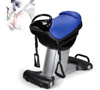 3D Simulation Horse Riding Machine for Fitness, Adjustable Speed with PU Leather Saddle, Ideal for Waist and Legs Aerobic Workouts