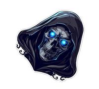 3D Skull Car Dicale - Cool Hood and Window Sticker for Halloween or Style Days | Express Your Trucks Decoration Adhesives, RV, SUV Graphics