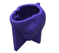 3D Skull Decorations Epoxy Resin Mold Ornaments Casting Silicone for Plaster Plaster Making Tool