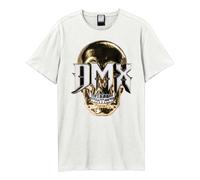 3D Skull DMX T-Shirt Amplified White L