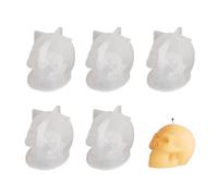3D Skull Resin Molds Halloween Mold Shaped Making Handmade Fondant Cake Crafting Molds Pendant