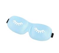 3D Sleep Mask Beauty Eyelash Sleeping Eye Mask Eyeshade Sleep Aid Travel Outdoor Home Eyes Rest Relax Eyecover Health Care(LightBlue)