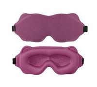 3D Sleep Mask Blockout Light Blindfold Sleeping Aid Eye Mask Soft Memory Foam Face Mask Eyeshade Eye Cover Patch(Duroc)