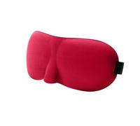 3D Sleep Mask Sleep Light-Blocking Three-Dimensional Eye mask Relieve Eye Fatigue Breathable Double-Layer Travel Sleep Eye mask(Red)