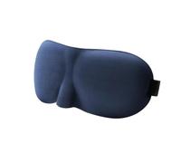 3D Sleep Mask Sleep Light-Blocking Three-Dimensional Eye mask Relieve Eye Fatigue Breathable Double-Layer Travel Sleep Eye mask(Blue)