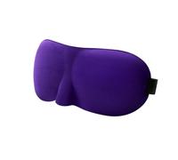 3D Sleep Mask Sleep Light-Blocking Three-Dimensional Eye mask Relieve Eye Fatigue Breathable Double-Layer Travel Sleep Eye mask(Purple)