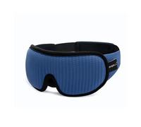 3D Sleeping Mask Block Out Light Sleep Mask for Eyes Eye Shade Blindfold Sleeping Aid Face Mask Eyepatch(Blue)
