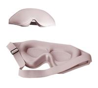 3D Sleeping Mask Eye Mask for Sleep Memory Foam Eye Shade Washable Breathable Eye Patch Portable Blindfold Travel(Pink,4PCS)