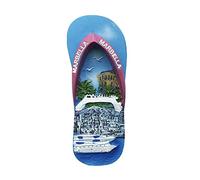 3D Slipper Marbella Spain Refrigerator Fridge Magnet Tourist Souvenirs Handmade Resin Craft Magnetic Stickers Home Kitchen Decoration Travel Gift