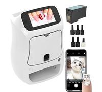 3D Smart Nail Art Printing,Device with 5" Touchscreen, AI Nail Shape Recognition, APP Control,1200DPI High-Resolution,for Home or Salon