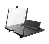 3D Smartphone Projector - Compact Horizon Display Extender, UltraWide HD Picture Lift, Convertible Desktop Visual Broadcaster, Slimline Optical Stretch Panel, Portable Daylight Clarity Unit,