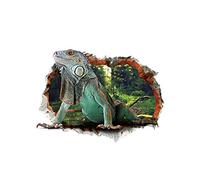 3D Smashed Wall Lizard Creeper Animal Wall Sticker for Home Children Nursery Room Decal