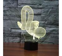 3D Snake Night Light Lamp 7 Color Change LED Touch USB Table Gift Kids Toys Decor Decorations Christmas Valentines Gift Birthday Gift【7 to 15 Days to Arrive in England】