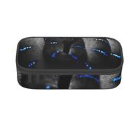 3D Snake Print Pencil Bag Pen Case, Large Capacity Stationery Pouch Pencil Holder Desk Organizer for School Office Supplies