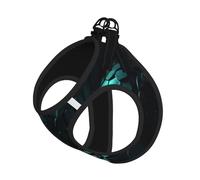 3d Snake Wallpaper Print Adjustable Reflective Harness Leash Set For Cats, Dogs And Small Pets, Soft Breathable Mesh Walking Vest With Escape-Proof Lead