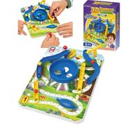 3D Snakes & Ladders Board Game for Kids Classic Family Game with Colourful Game Board Dice and Marbles Compact Portable Childrens Indoor Play Suitable Ideal for 2 or More Players