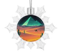 3D Snowflake Ornaments Shatterproof White Snow Flakes Christmas Decorations Shining Desert Hanging Ornament for Xmas Winter Wonderland Frozen New Year Holiday Birthday Party Supply