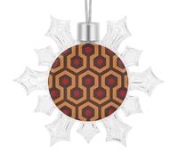 3D Snowflake Shining Overlook Ornaments 2025 Shatterproof Christmas White Snow Flakes Decorating Hanging Ceiling Frozen Winter Wonderland Party Holiday Birthday New Year Home Decor