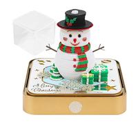 3D Snowman Notepad - Calendar 2026 | Tear-off Paper Calendar | Table Snowman Shape 2026 | Notebook with Festive Decorations for the Bookstore on Place