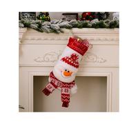 (3D Snowman Sock) Cozy Holiday 3d Christmas Stockings Featuring Santa Reindeer And Kids Snowman For