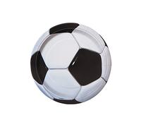 3D Soccer Round 7" Dessert Plates, 8ct