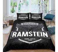 3D Soft Microfiber EagleWingDesign Bedding Quilt Cover Breathable Bedding Set w/ Pillowcase BlackAndWhiteArtStyle Duvet Cover All Season Machine Washable for Kids Teens Adults Single（135x200cm）