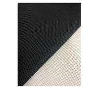 3D Speaker Mesh Fabric 2mm Thick by The Meter, Micro Elastic Acoustic Grill Cloth for Horn Cover Speaker Repair, Dustproof Cinema Engineering Cloth for Home Stage Audio(Black)