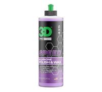 3D Speed Car Scratch Remover Polish & Wax - 16oz - All-in-One Scratch Remover, Swirl Correction & Wax Sealant Protection with Glossy Shine