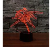 3D Spider Design Night Lamp LED Lighting with Multi-Colors Desk lamp as Children's Gifts Room Decoration 16 Colors