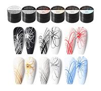 3D Spider Gel - 5ml Multipurpose Spider Gel For Nails | Manicure Nail Polish, Wire Drawing Fingernail Liner, Painting Elastic Drawing Spider-gel For Nails Paper Mobile Phone Case