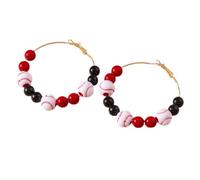 3D Sports Earrings Football, Soccer, Basketball, Softball Hoop Earrings for Sensitive Ears 3D Sphere Huggie Hoops Jewelry Gifts for Women Men Teens Player Fan, Alloy Steel, No Gemstone