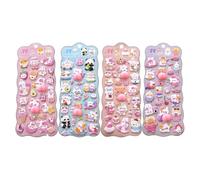 3D Squishy Butt Decorative Stickers 4 Sheets, Squishy 3D Stickers for DIY Diaries, Smartphone Cases, Decoration, Scrapbooking, Crystal, Cute Gel Sticker, Accessories for Girls, Kids, and Adults