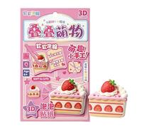 3D Stackable Stickers,Miniature Making Crafting Toy | Mini Scenes Building 3D Stickers | for Classroom Reward Scrapbooking Page Embellishment Home Decor Birthday Party
