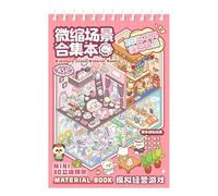 3D Stacking Stereoscopic Wall Stickers for Miniature Scene Miniature Scene Sticker 3D Stickers with a Visual Effect for Adults and Kids, Scrapbooking
