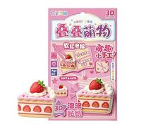 3D Stacking Stickers - Miniature Making Crafting Toy,Mini Scenes Building 3D Stickers - for Scrapbooking Page Embellishment Birthday Party Classroom Reward Enthusiasts