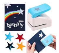3D Star 1.4x1.4inch Embossing Punch; Punches Score Tools for Scrapbooking Journaling Paper Craft DIY Card Making Paper Crafting Scrapbooking DIY Card Making Arts Crafts Supplies