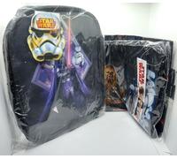 3D Star Wars Darth Vader Backpack + Shoe Bag School Gift Toys NEW