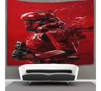 3D Star Wars Print Wall Blanket Home Decoration Bedding Poster Wall Art Stormtrooper Tapestry Wall Hanging Tapestries Soft Polyester for Bedroom Living Room, Dorm & Room Decor 150cmx200cm