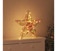 3D Star with 50 LEDs Warm white 55 x 52.5 x 9 cm PET