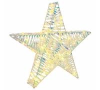 3D Star with 50 LEDs Warm white Christmas Decoration Holiday Ornament vidaXL