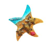 3D Starfish Maldives Fridge Magnet Souvenir Gift Resin Craft Collection