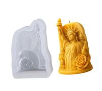 3D Statue of Independence Silicone Professional Molds for Making Soap and Holiday Decoration Molds Flower