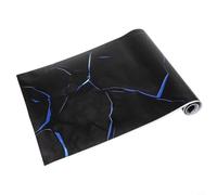 3D Stereoscopic Crack Decal for Car B-Pillar Waterproof PET Sticker for Door Pillar Decoration DIY Vehicle Exterior Customization, 50cm x 25cm (19.68in x(H)