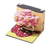 3D Stereoscopic Note Book Rose Treehouse 3D Notebook Paper Sculpture Memo Pads gift Christmas Scrapbooking Sticky birthday Note