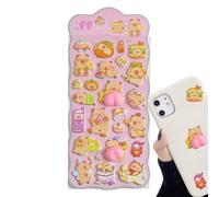 3D Sticker - 7.87 Inches, Puff Stickers, Cartoon Stickers, Decorative Decals | Waterproof PVC Material, Raised Bubble Design For Scrapbooking, Journaling, Laptop Decor, Kids Crafts And Creative Art Us