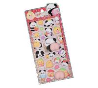 3D Sticker | Aesthetic Panda Decorative Stickers, Animal Decals - Suitable for Mobile Phone Cases, Scrapbooking, Diaries, Laptops, Crafts, Children, Girls, Women and