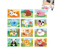 3D Sticker Book, EVA Foam Handmade Set, 7.09x4.72 inches, Creative Sticker Art, Various Fun Themes for Kids Craft, Preschool Learning, Boys, Girls, Interactive Activity, Gift Idea