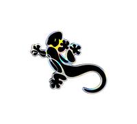 3D Sticker Gecko, Black